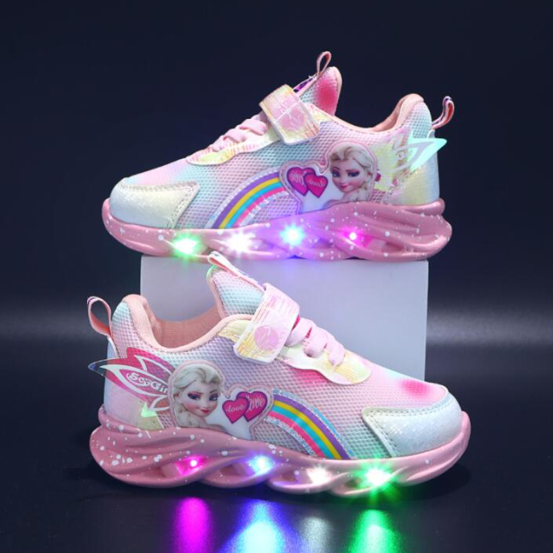 Sneakers luminose da bambina con grafiche animate | Ka-mostore