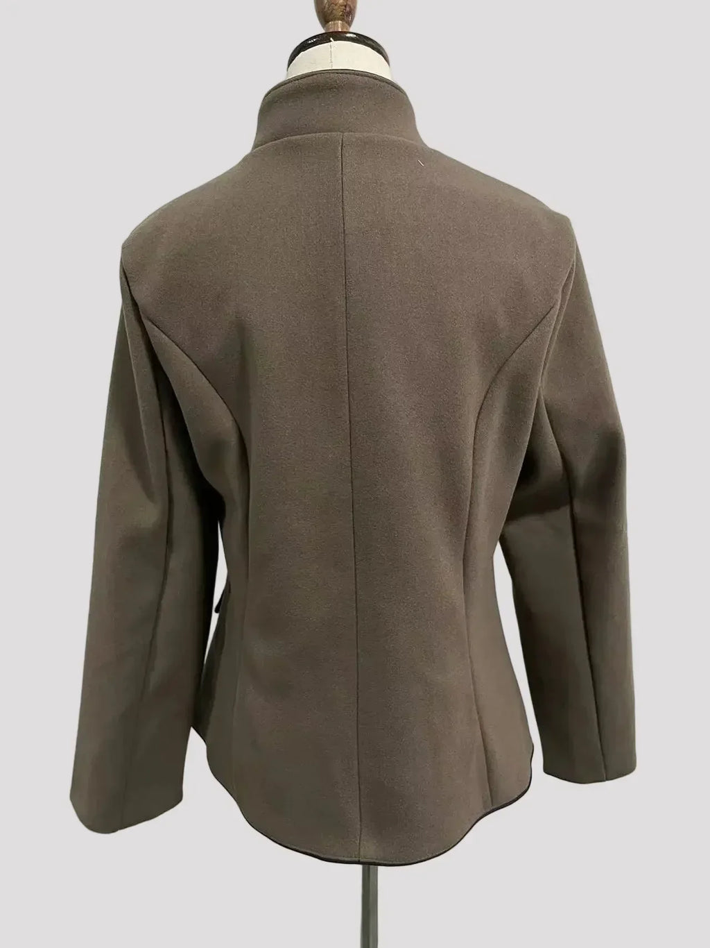 Women's Tailored Stand-Up Collar Jacket | Ka-mostore