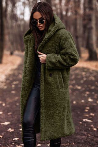 Plush hooded teddy coat for women | Ka-mostore