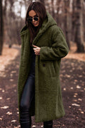 Plush hooded teddy coat for women | Ka-mostore