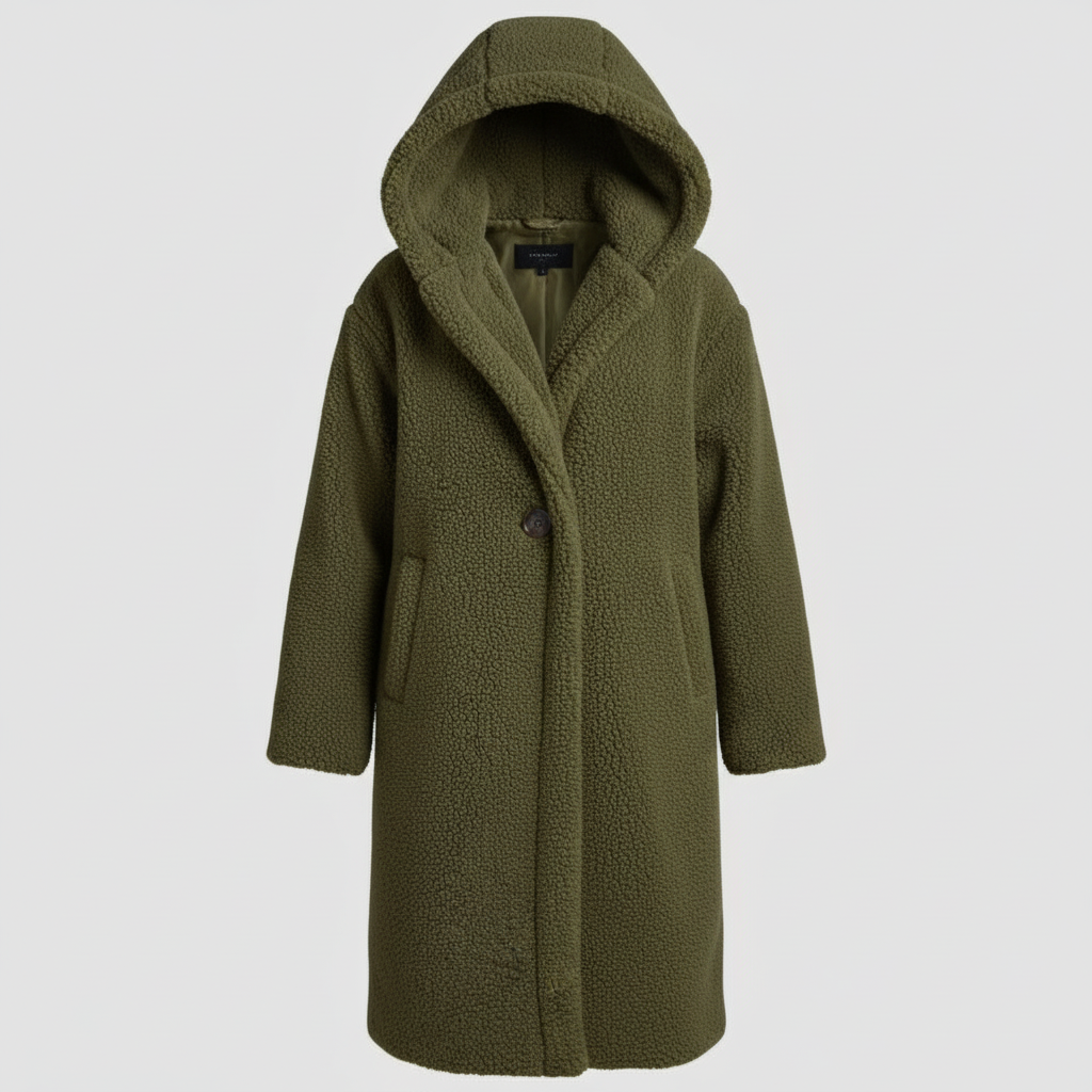 Plush hooded teddy coat for women | Ka-mostore
