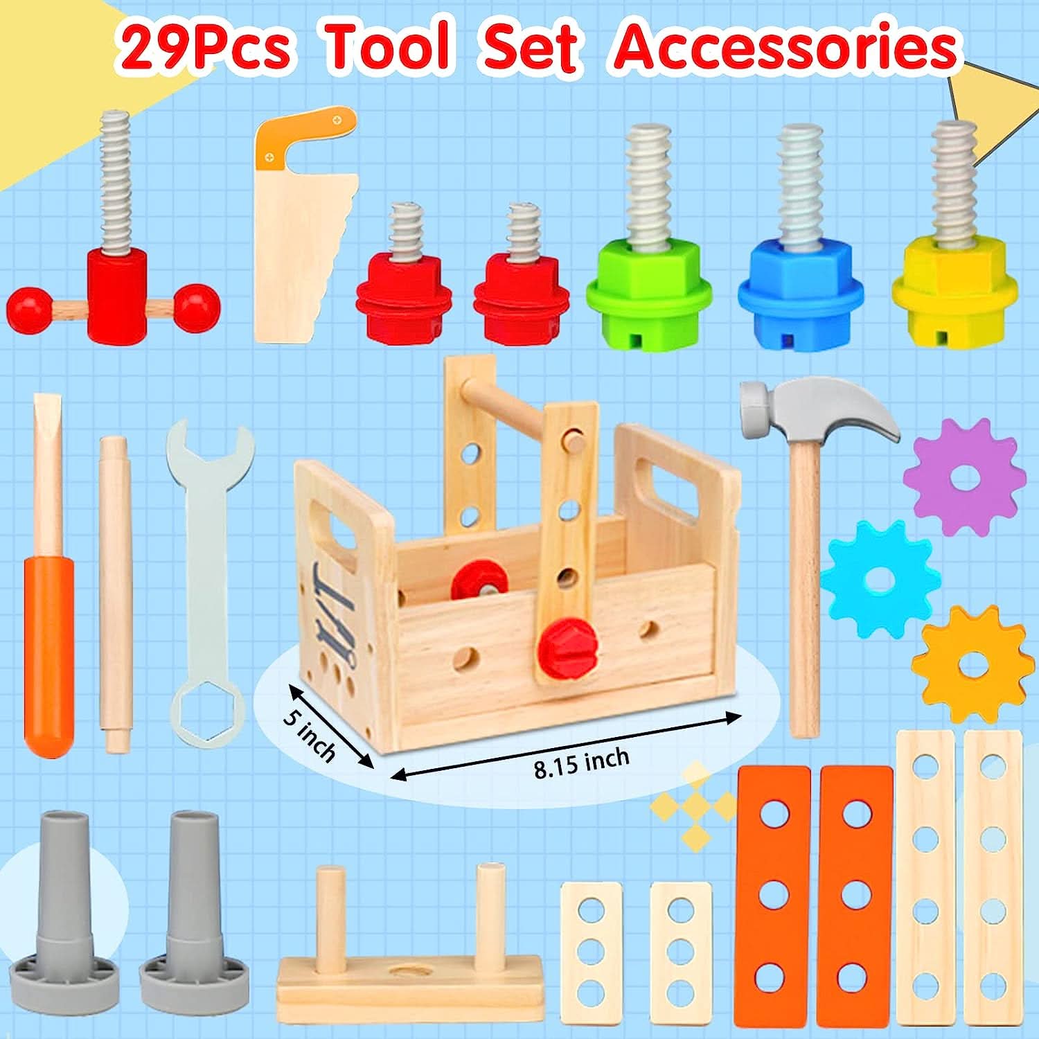 WOODCRAFT – Kids Toolbox for Creative Building & Exploration | Ka-mostore