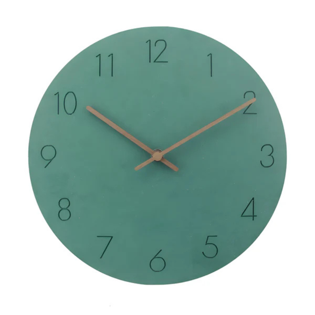 Wooden Wall Clock with Minimalist Style and Elegance | Ka-mostore
