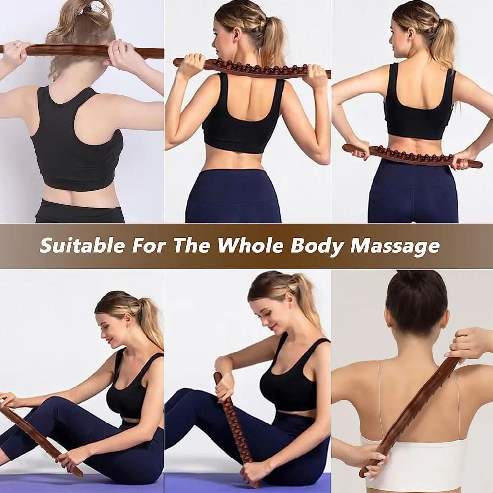 WOOLEASE – Natural Wood Gua Sha Massage Stick | Ka-mostore