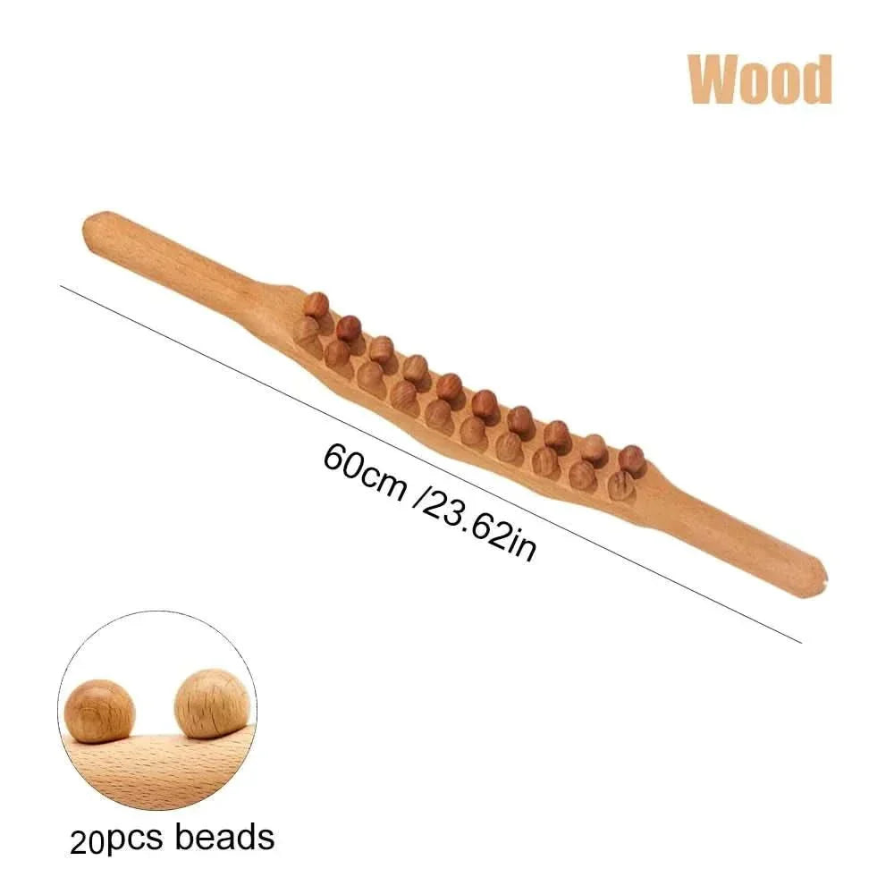 WOOLEASE – Natural Wood Gua Sha Massage Stick | Ka-mostore