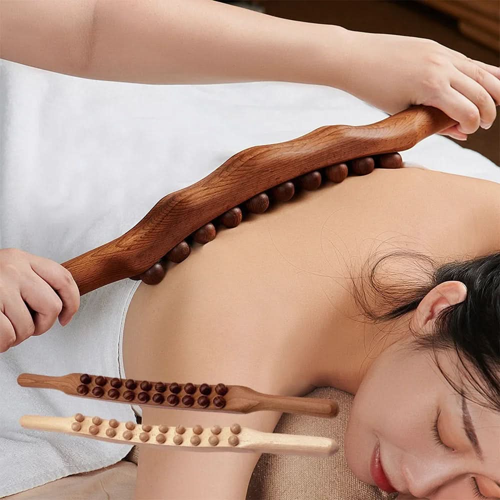 WOOLEASE – Natural Wood Gua Sha Massage Stick | Ka-mostore