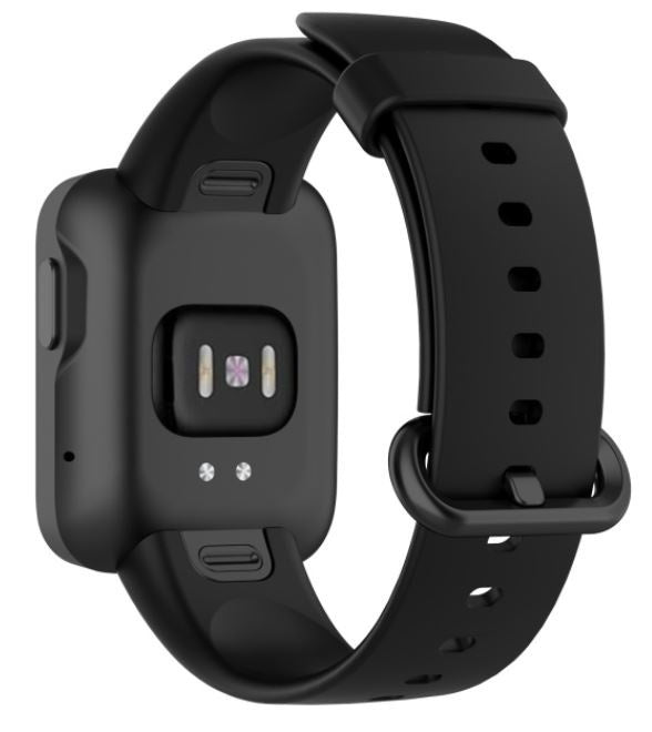 Ersatzarmband für Xiaomi Mi Watch Lite – Weiches, flexibles schwarzes Silikon