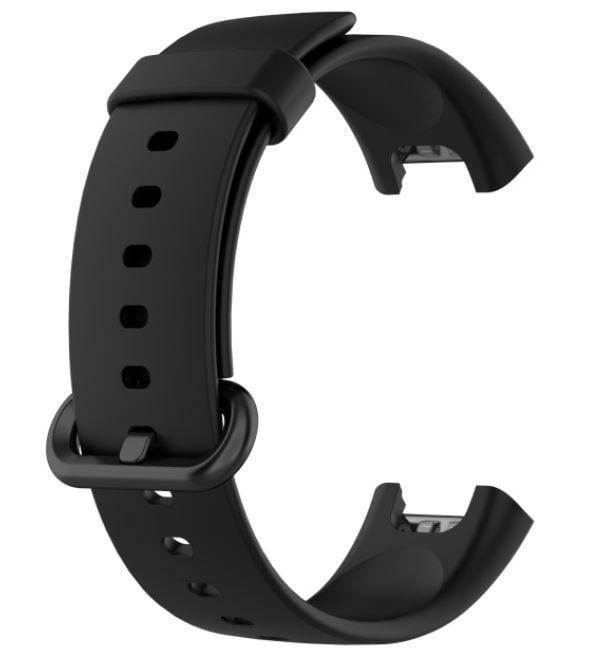 Ersatzarmband für Xiaomi Mi Watch Lite – Weiches, flexibles schwarzes Silikon