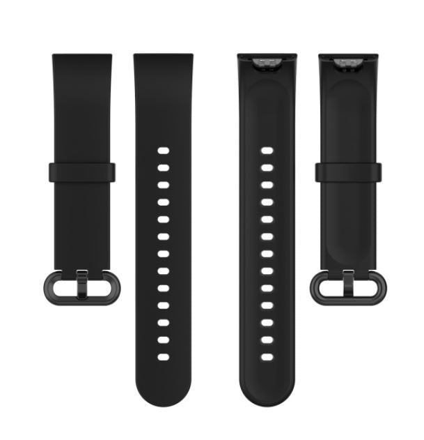 Ersatzarmband für Xiaomi Mi Watch Lite – Weiches, flexibles schwarzes Silikon