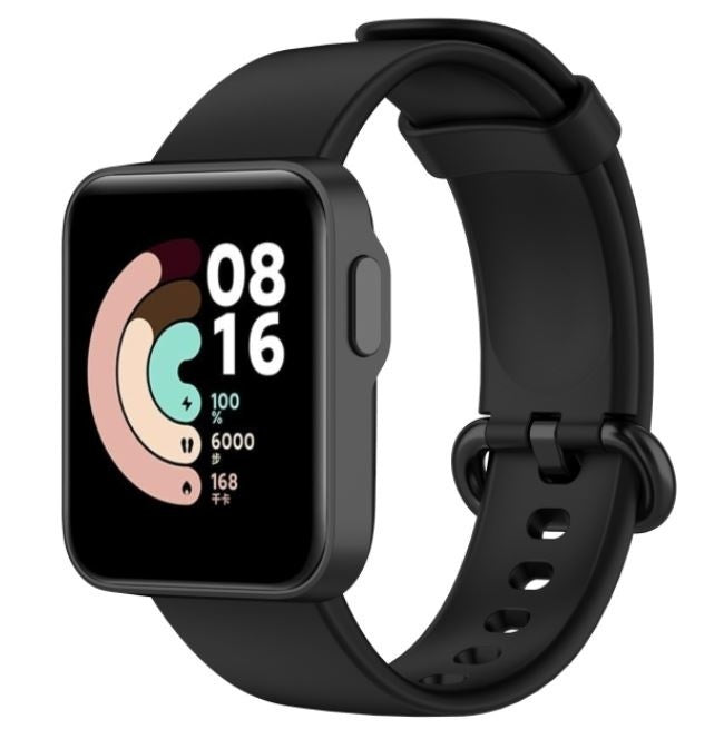 Ersatzarmband für Xiaomi Mi Watch Lite – Weiches, flexibles schwarzes Silikon