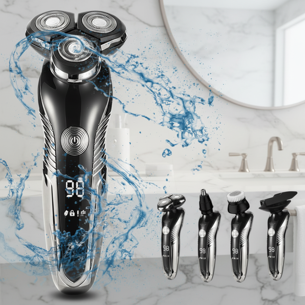 Z-Series Electric Shaver - Waterproof, Wet/Dry, Gentle Shave | Ka-mostore
