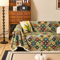 Zahara Geometric Tribal Kilim Sofa Cover | Ka-mostore