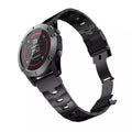 Sort titaniumurrem til Garmin Fenix 5 Plus og Fenix 6 Pro